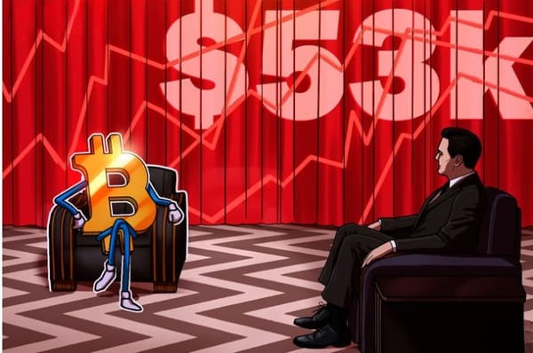 Bitcoin Sụt Dưới $53K, Xóa Sổ $600 Triệu Vị Thế Long Có Đòn Bẩy